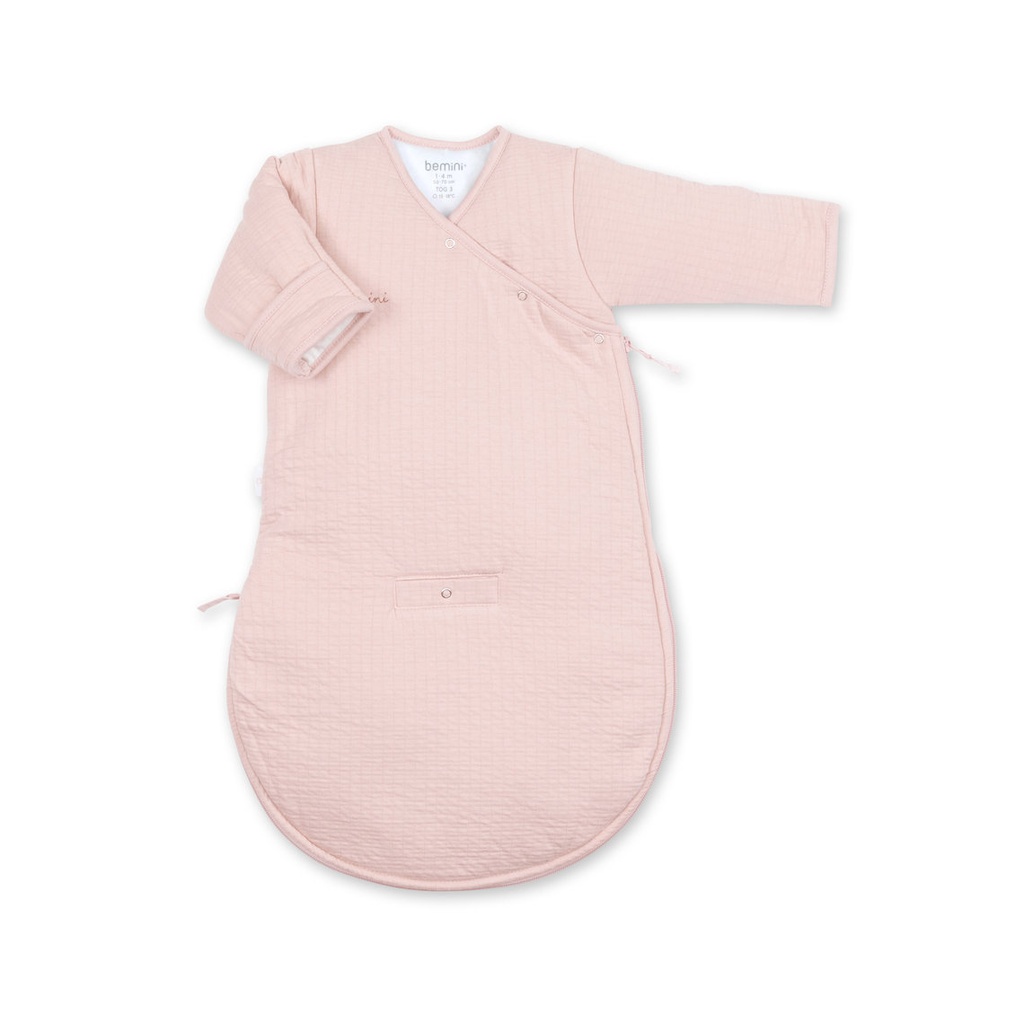Saco de dormir Magic Bag 0-3m Bemini con manoplas Rosa vieja tog 3