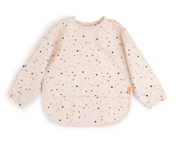 [1323911] Babero con bolsillo y mangas Done By Deer (Happy Dots Powder)