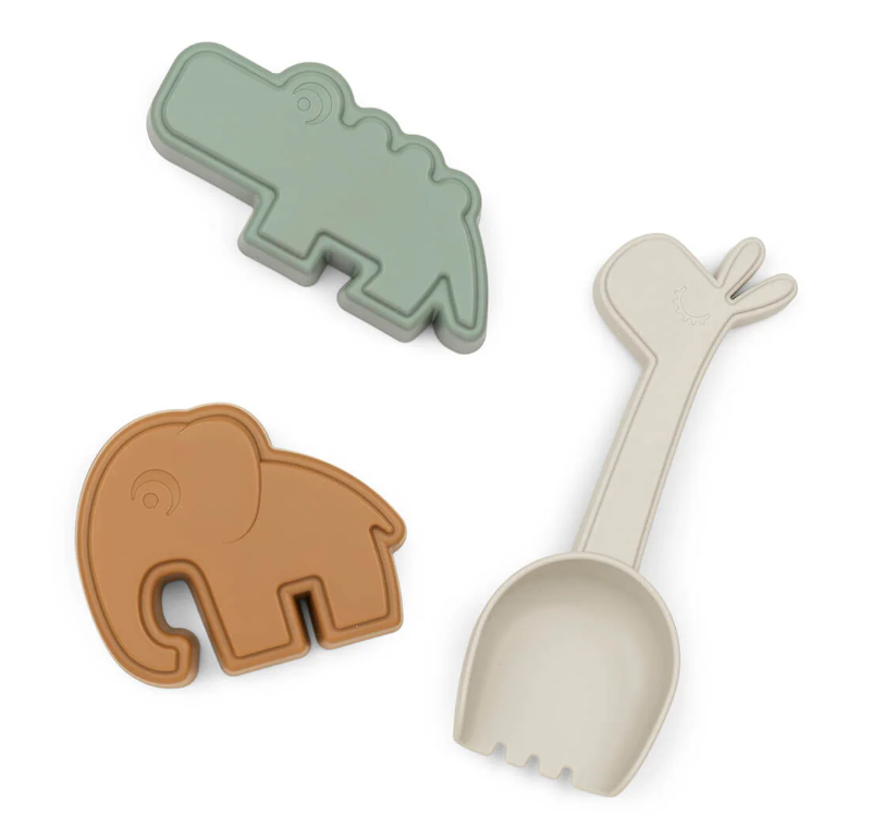 Sand play set 3 pcs Deer Friends Colour Mix