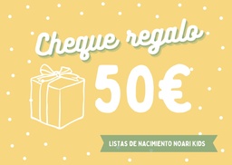 [cheque50] Cheque regalo 50€