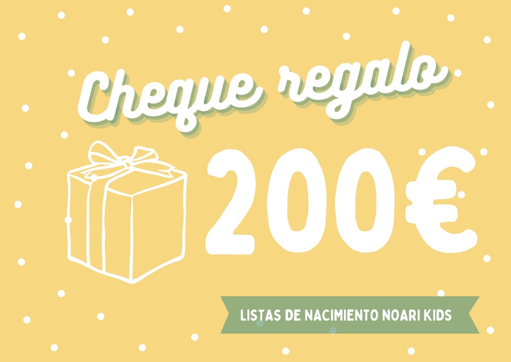 Cheque regalo 200€