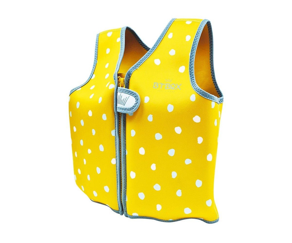 Chaleco Flotador Lunares Mostaza BTBOX