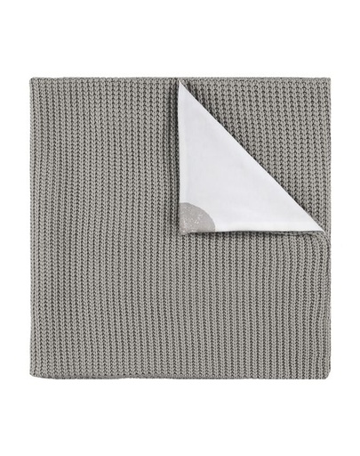 [B3810550] Manta tricot 75x100 cm Babyclic (Gris)