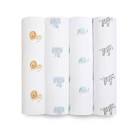 Pack 4 Muselinas algodón orgánico 120cm Aden+Anais