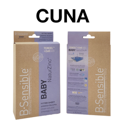 [1.01.NT.04-120x60-09] Sábana protectora impermeable para cuna 120x60 NaturZinc B-Sensible (Crudo)