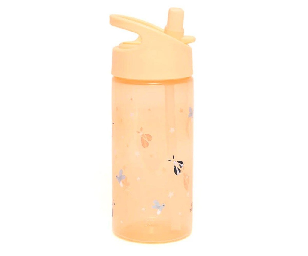 Botella de plástico con pajita Fox & Fireflies Tutete
