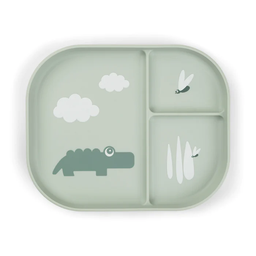 [1736553] Plato con compartimentos Done By Deer (Croco Verde)