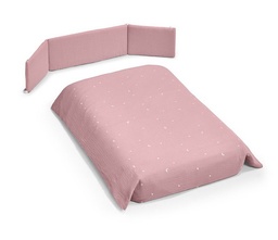 [TENP60SERS] Conjunto Colcha + Protector para cuna DOCO 120x60 (Sena Rosa)