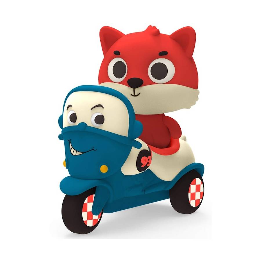 B. Dash and Motor Mike Zorro y su moto