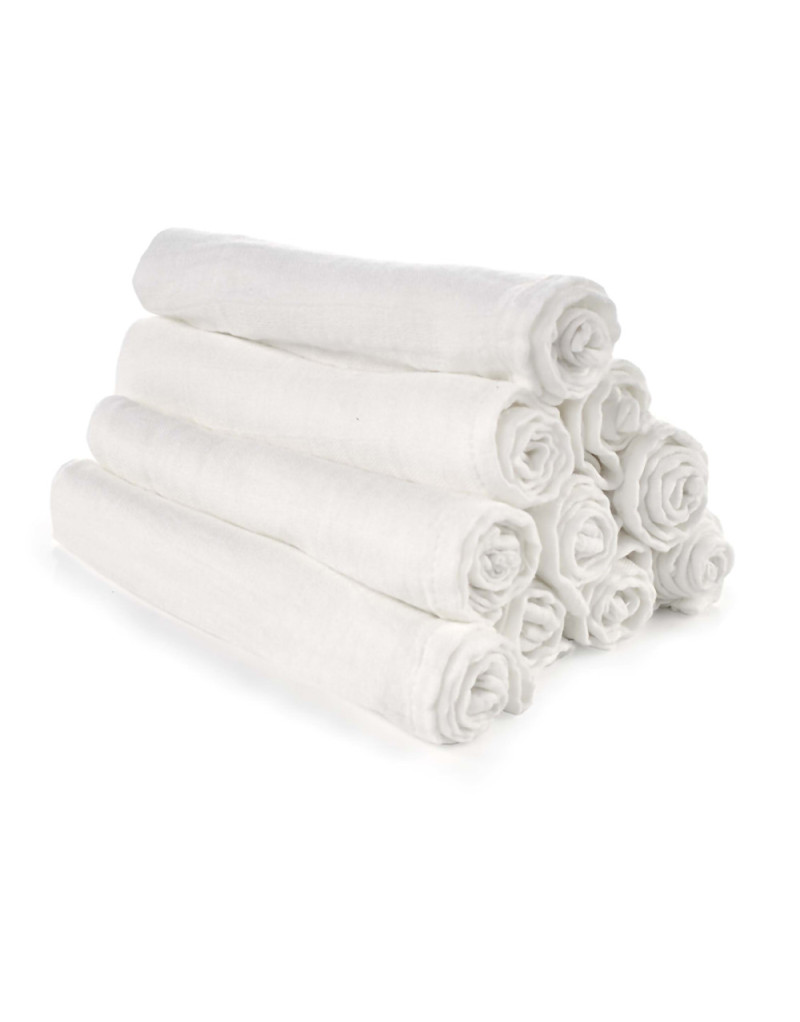 Set de 10 muselinas de Bambú Jané