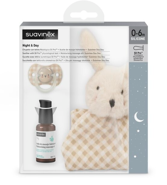 Set de regalo Night and Day conejito Suavinex