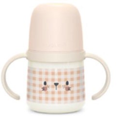 [308302] Biberón de aprendizaje con asas luminosas 150ml +6m Suavinex (Conejo)