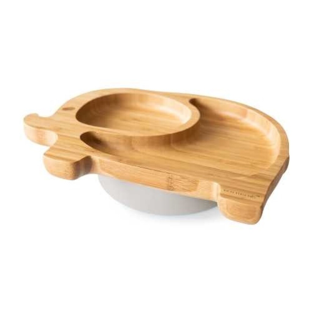 Plato bamboo elefante Eco Rascals