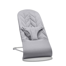 [006224] Hamaca Bliss Algodón Acolchado Clásico BabyBjörn (copia) (Chasis Gris Claro/Acolchado Pétalo Gris Claro)