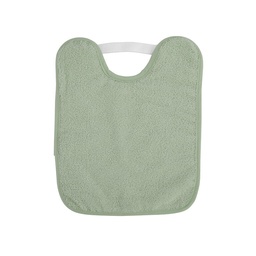 [16441] Babero rizo plastificado goma SARO (Verde Caza)