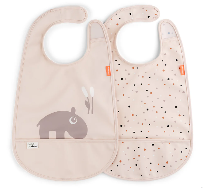 Pack 2 baberos rosa Done By Deer