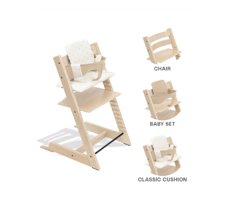 Stokke Tripp Trapp Bundle 4 (silla + babyset + hamaca) (copia)