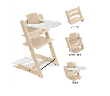 Stokke Tripp Trapp Bundle 3 (silla + babyset + bandeja)