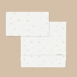 [68353010] Juego sábanas punto 3 piezas (60x120) Bimbidreams (Ciel beige)