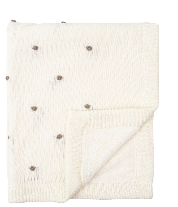 Manta doble cara TRICOT+CORALINA Bimbidreams