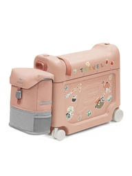 [681401] Kit de viaje BedBox + Crew Backpack JetKids Stokke (Coral Pink)