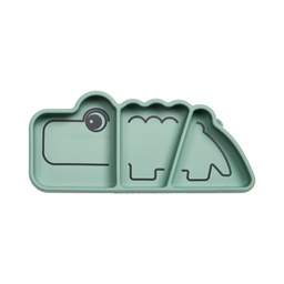 [1709353] Plato Silicona Stick&Stay Done By Deer (Croco Verde)