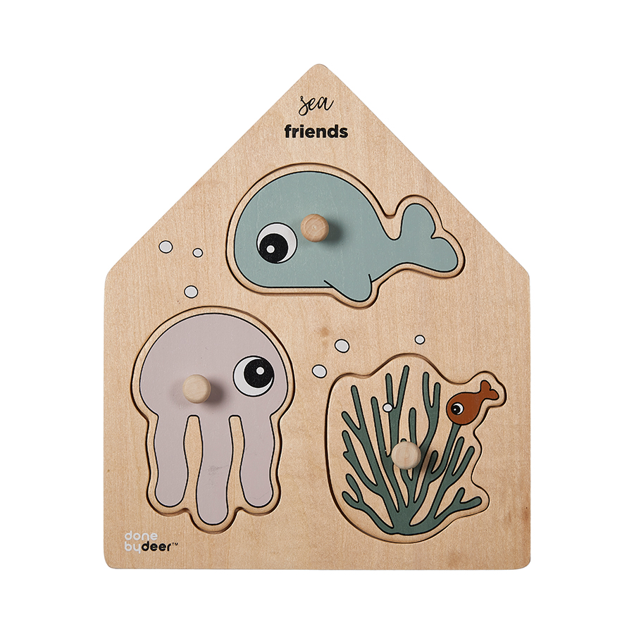 Puzzle Sea friends Mezcla colores