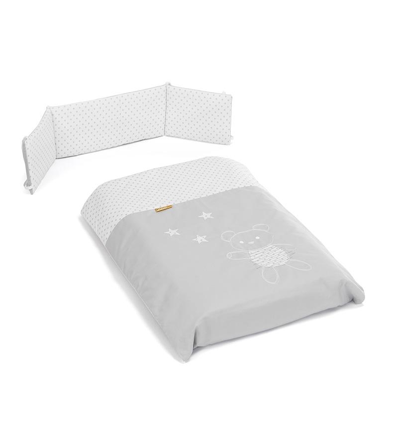 Conjunto Nórdico + Protector para Minicuna DOCO 90x50