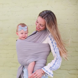 [BW1-026-BBLG] Fular Boba Wrap Serenity Bamboo (light grey)