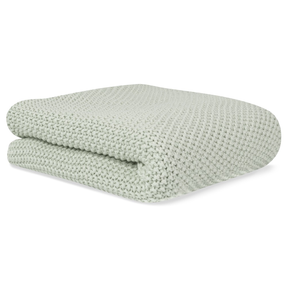 Manta de tricot en algodón orgánico 70x90 cm Bonjourbebe