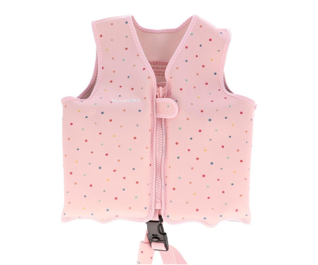 Chaleco Flotador Aprendizaje Dots Pink - Monnëka