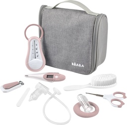 [920382] Béaba neceser de Baño 9 Accesorios (Rosa Viejo)