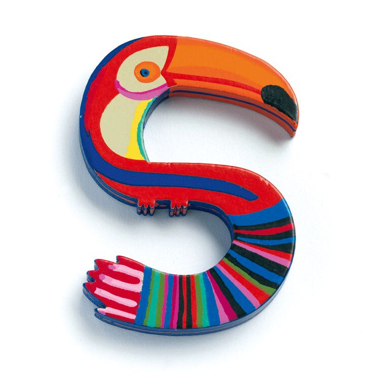 Letra Animales madera Djeco