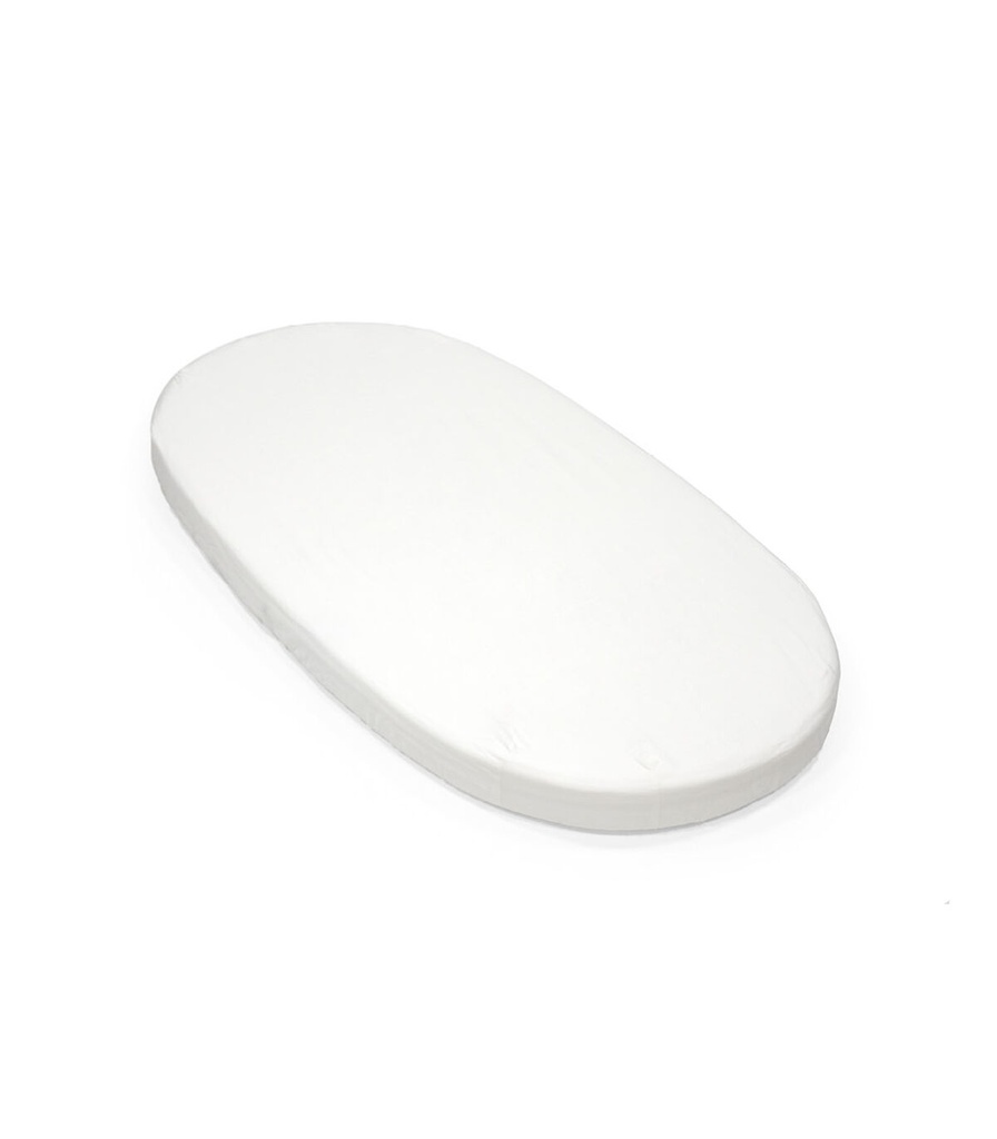 Sábana bajera blanca para Cama Sleepi V3 (de 6 a 36 meses)