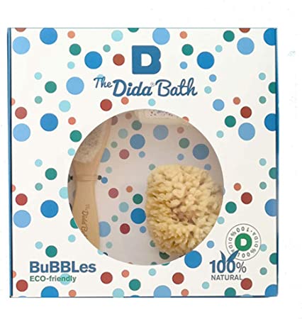 [EW_PK0700299] Bubbles: 2 esponges + raspall fusta The Dida