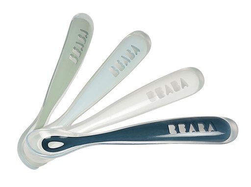 Béaba juego de 4 cucharas silicona 1era edad