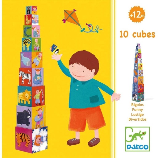 Primera Edad 10 Cubos Djeco