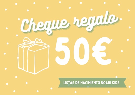 [cheque50] Cheque regalo 50€