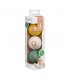 [010504] 3 Bolitas musicales 100%hevea