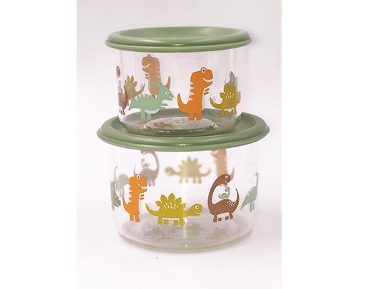 Recipientes para refrigerios Baby Dinosaur Good Lunch (juego de 2)