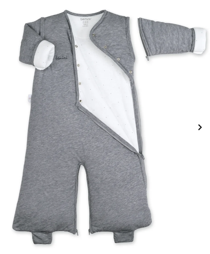 [155BMINI94JM] Saco de dormir Magic Bag 4-12m Bemini piernas separables Mix pingu tog 3