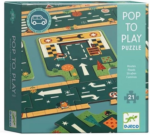 [37162] Pop to play  Carreteras Djeco