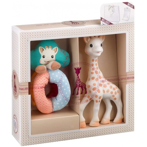 [000002] Mi primer set Sophie la girafe + Sonajero Sense & Soft