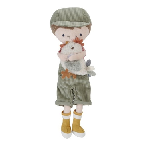 [LD4563] Jim granjero con gallina Little Dutch
