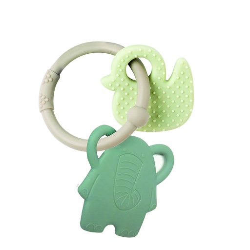 [879669] Mordedor silicona Elephant&Duck Nattou
