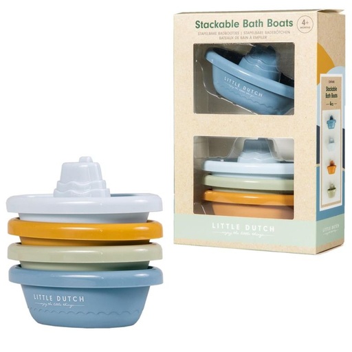 [LD2007436] Barcos azules para el baño - Little Dutch