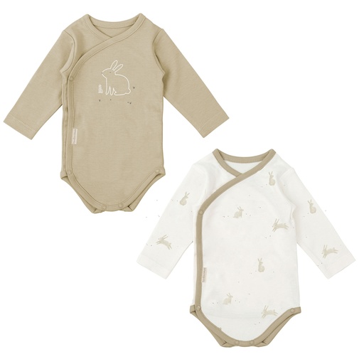 Pack 2 body bebé manga larga (0/1m) Bimbidreams