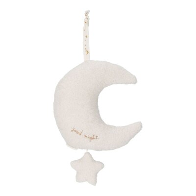 [LD8449] Luna con estrella musical natural Little Dutch