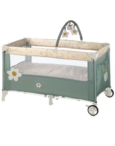 [6838U78] Cuna de viaje Jané Duo Level Toys Botanic